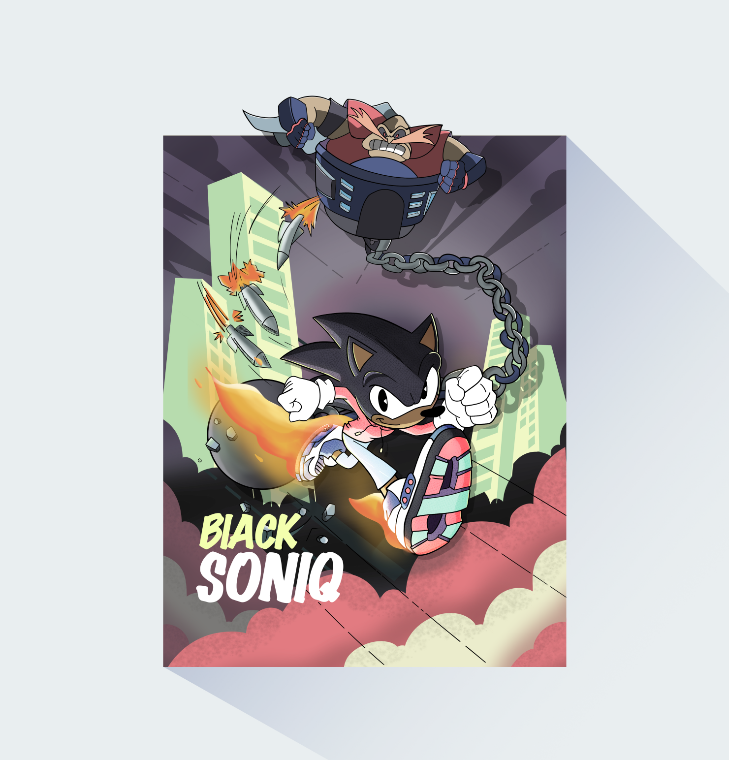Black Soniq illustration
